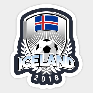 Iceland Soccer 2018 Sticker